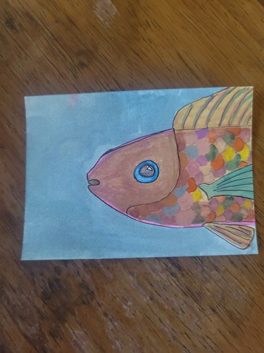 Aceo original watercolor - original,