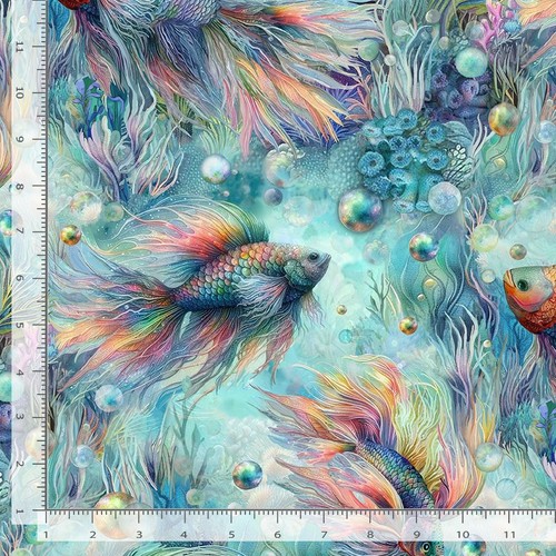 Nautical fabric oceana - |,