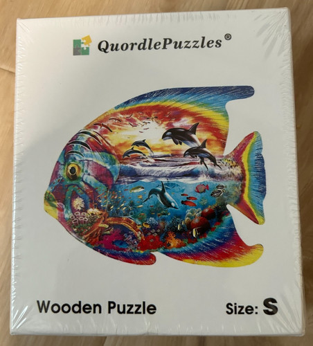 Rainbow fish puzzle quordle - rainbow,