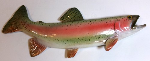 Rainbow trout fish wall mount - fish,