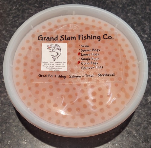 Salmon eggs 1 cured - eggs., #1